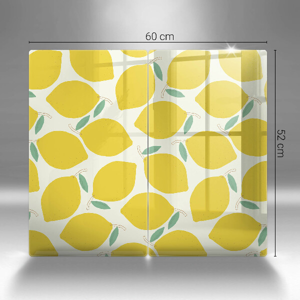 Protection plaque induction Citrons de dessin animé