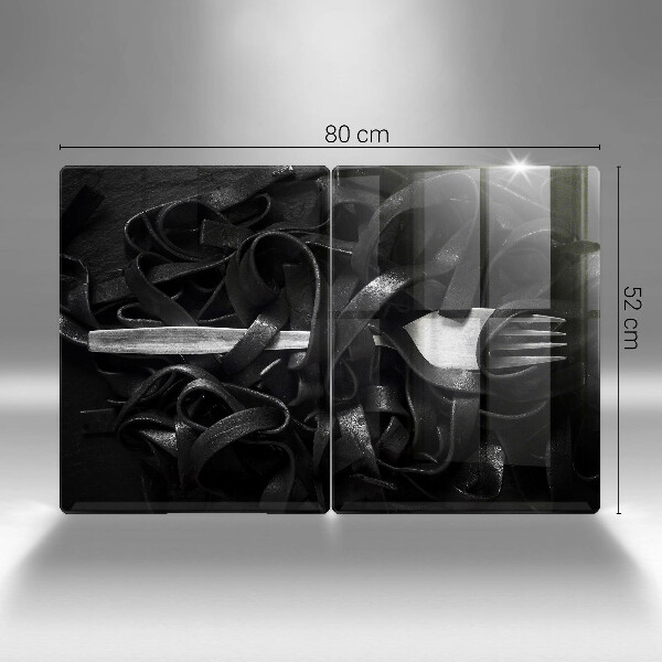 Protection plaque induction Pâtes tagliatelles noires