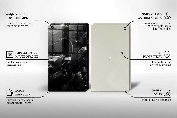 Protection plaque induction Pâtes tagliatelles noires