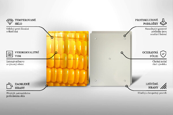 Protection plaque induction Grains de maïs