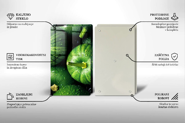 Protection plaque induction Citrouilles vertes