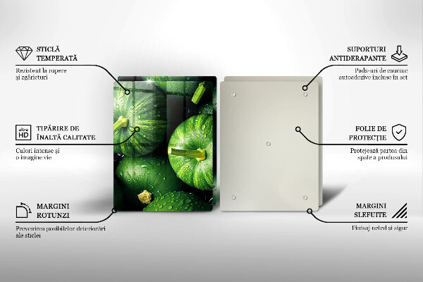 Protection plaque induction Citrouilles vertes