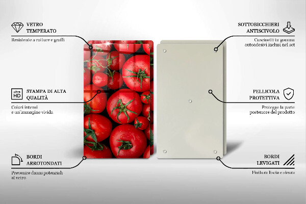 Protection plaque induction Tomates