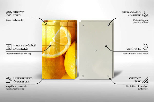 Protection plaque induction Citrons juteux