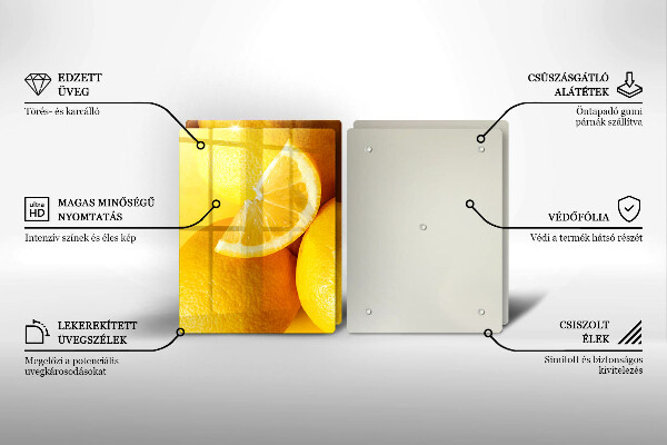 Protection plaque induction Citrons juteux