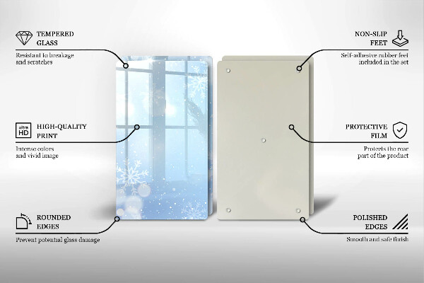 Protection plaque induction Texture hivernale