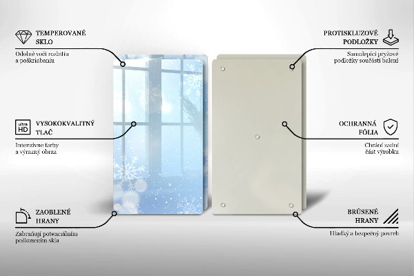 Protection plaque induction Texture hivernale