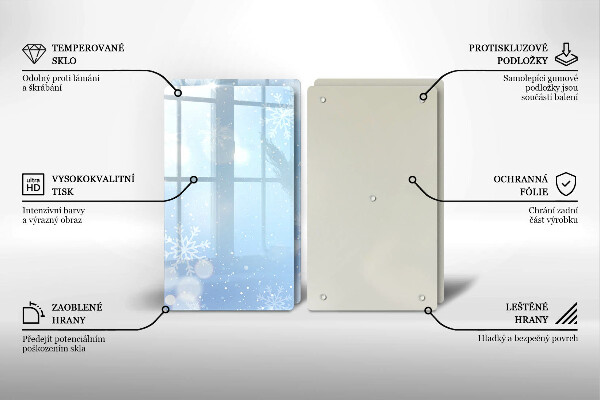 Protection plaque induction Texture hivernale