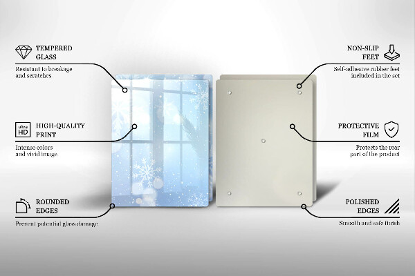 Protection plaque induction Texture hivernale