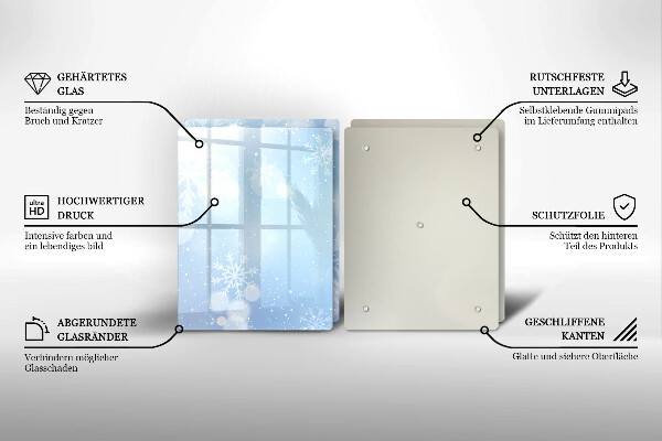 Protection plaque induction Texture hivernale