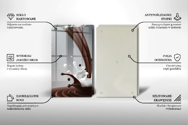 Protection plaque induction Lait et chocolat