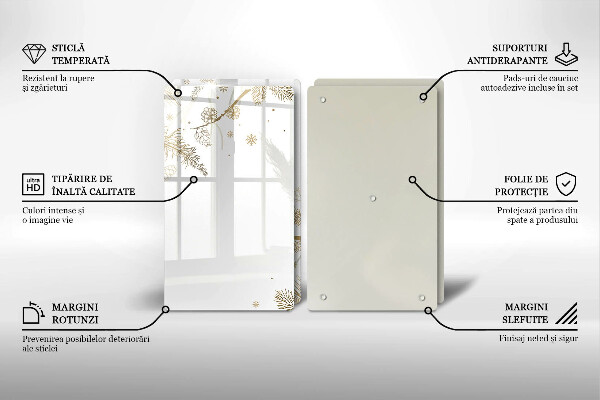 Protection plaque induction Décorations d'hiver