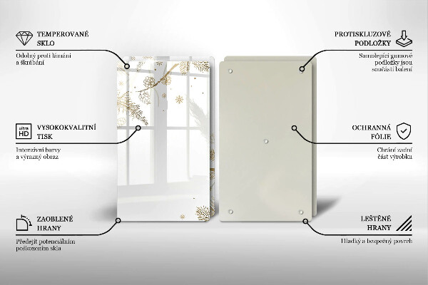 Protection plaque induction Décorations d'hiver