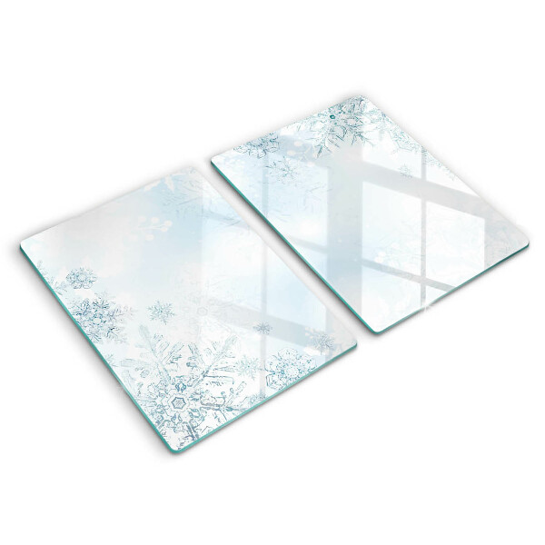 Protection plaque induction Flocon de neige