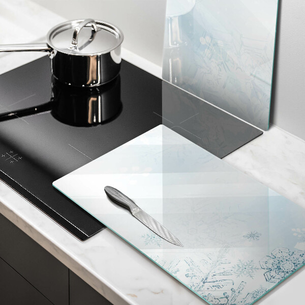 Protection plaque induction Flocon de neige