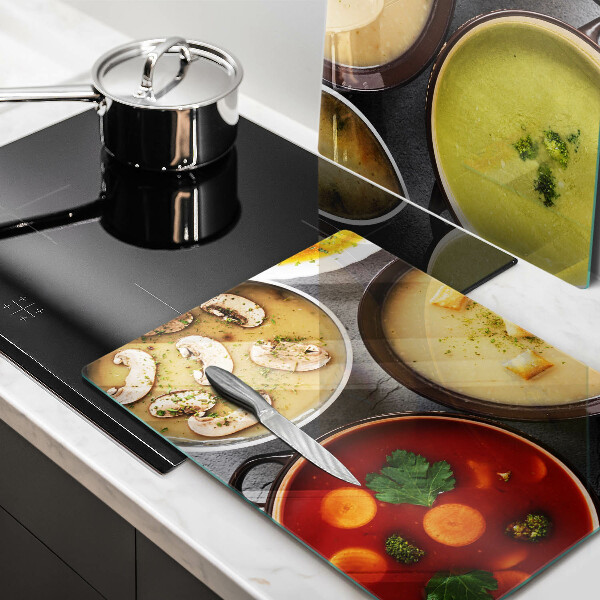 Protection plaque induction Des soupes colorées