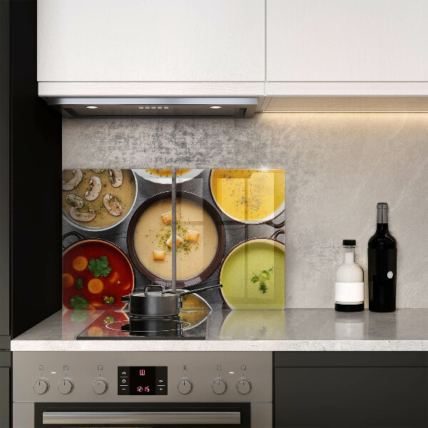 Protection plaque induction Des soupes colorées