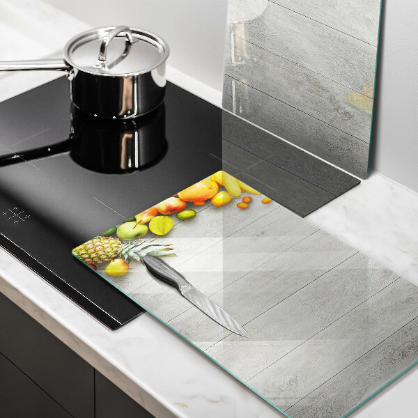Protection plaque induction Fruits sur planches