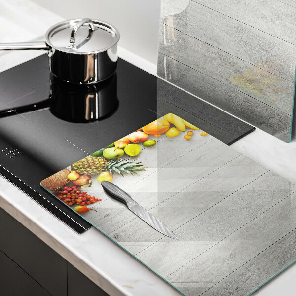 Protection plaque induction Fruits sur planches