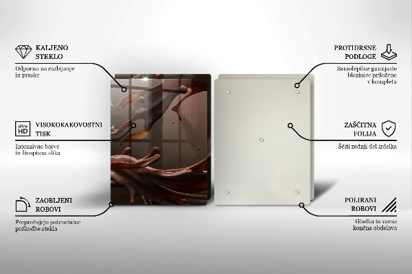 Protection plaque induction Chocolat liquide