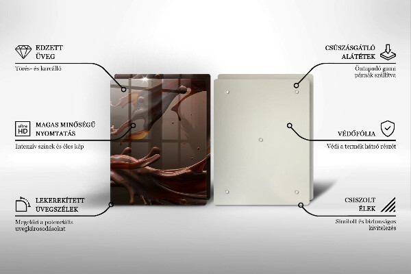 Protection plaque induction Chocolat liquide