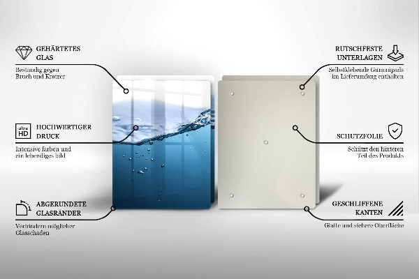 Protection plaque induction L'eau bleue