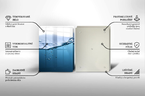 Protection plaque induction L'eau bleue