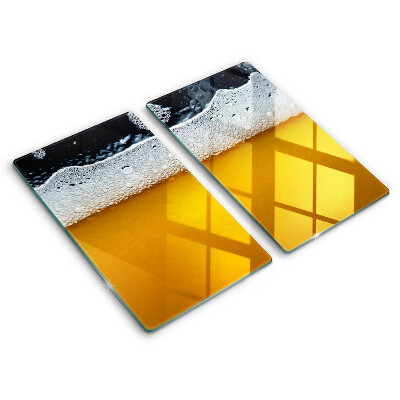 Protection plaque induction Boire de la mousse de bière