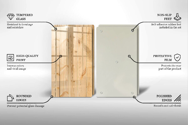 Protection plaque induction Planches de bois délicates