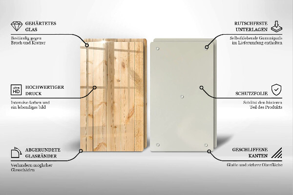 Protection plaque induction Planches de bois délicates