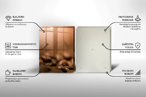 Protection plaque induction Grains de café