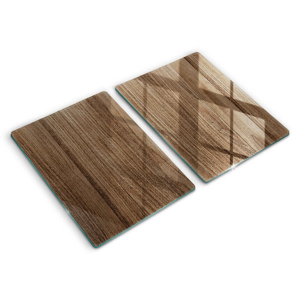 Protection plaque induction Texture du bois