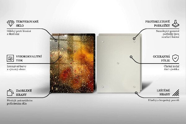 Protection plaque induction Épices colorées