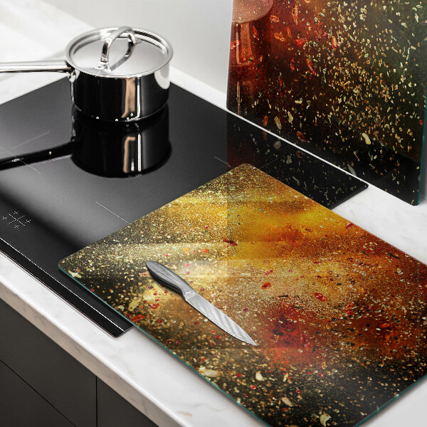 Protection plaque induction Épices colorées