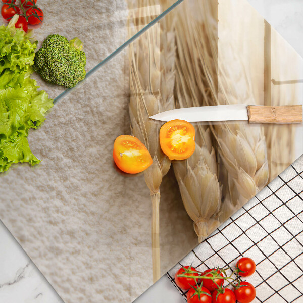 Protection plaque induction Farine et épis de céréales