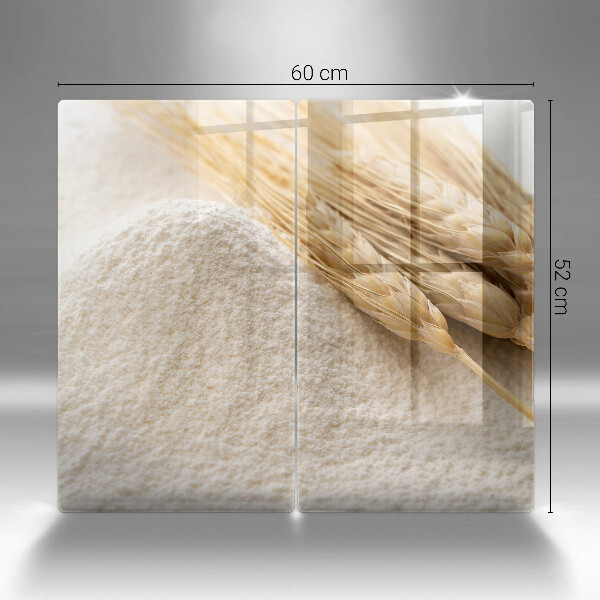 Protection plaque induction Farine et épis de céréales