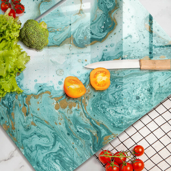 Protection plaque induction Abstraction bleue