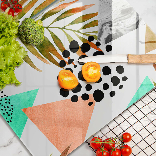 Protection plaque induction Modèle de feuilles de bohème