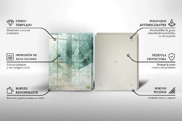 Protection plaque induction Structure en pierre