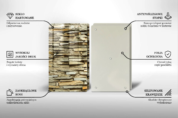 Cache plaque de cuisson Pierres décoratives