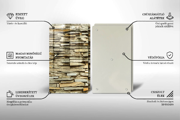 Cache plaque de cuisson Pierres décoratives