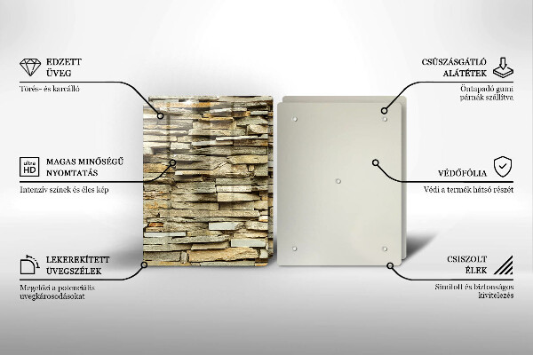 Cache plaque de cuisson Pierres décoratives