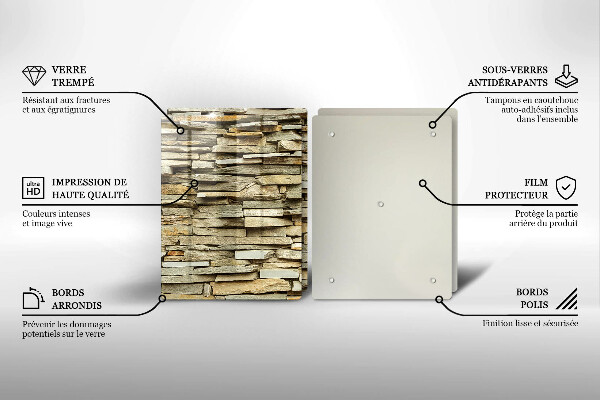 Cache plaque de cuisson Pierres décoratives