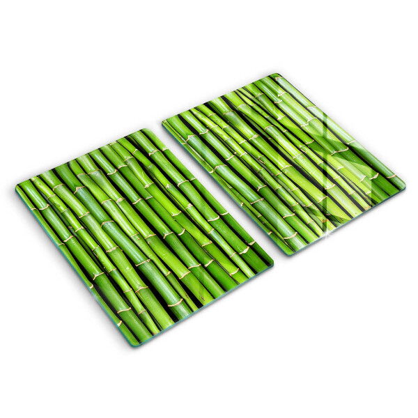 Cache plaque de cuisson Bambous naturels