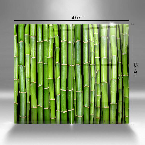 Cache plaque de cuisson Bambous naturels