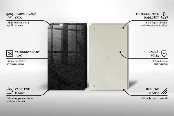 Protection plaque induction Texture de pierre