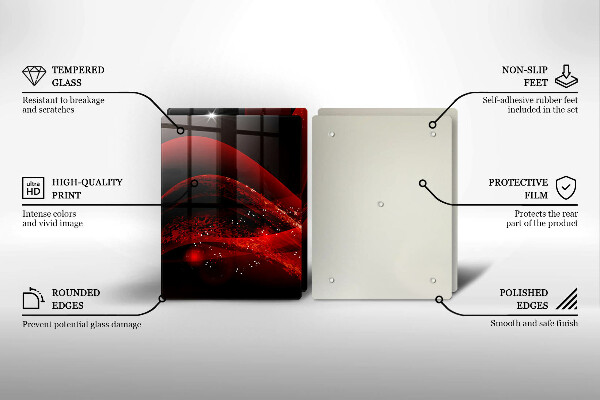 Cache plaque de cuisson Abstraction moderne