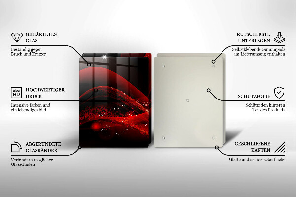 Cache plaque de cuisson Abstraction moderne