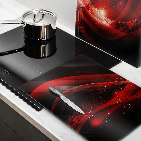 Cache plaque de cuisson Abstraction moderne