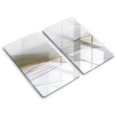 Cache plaque de cuisson Conception de lignes abstraites